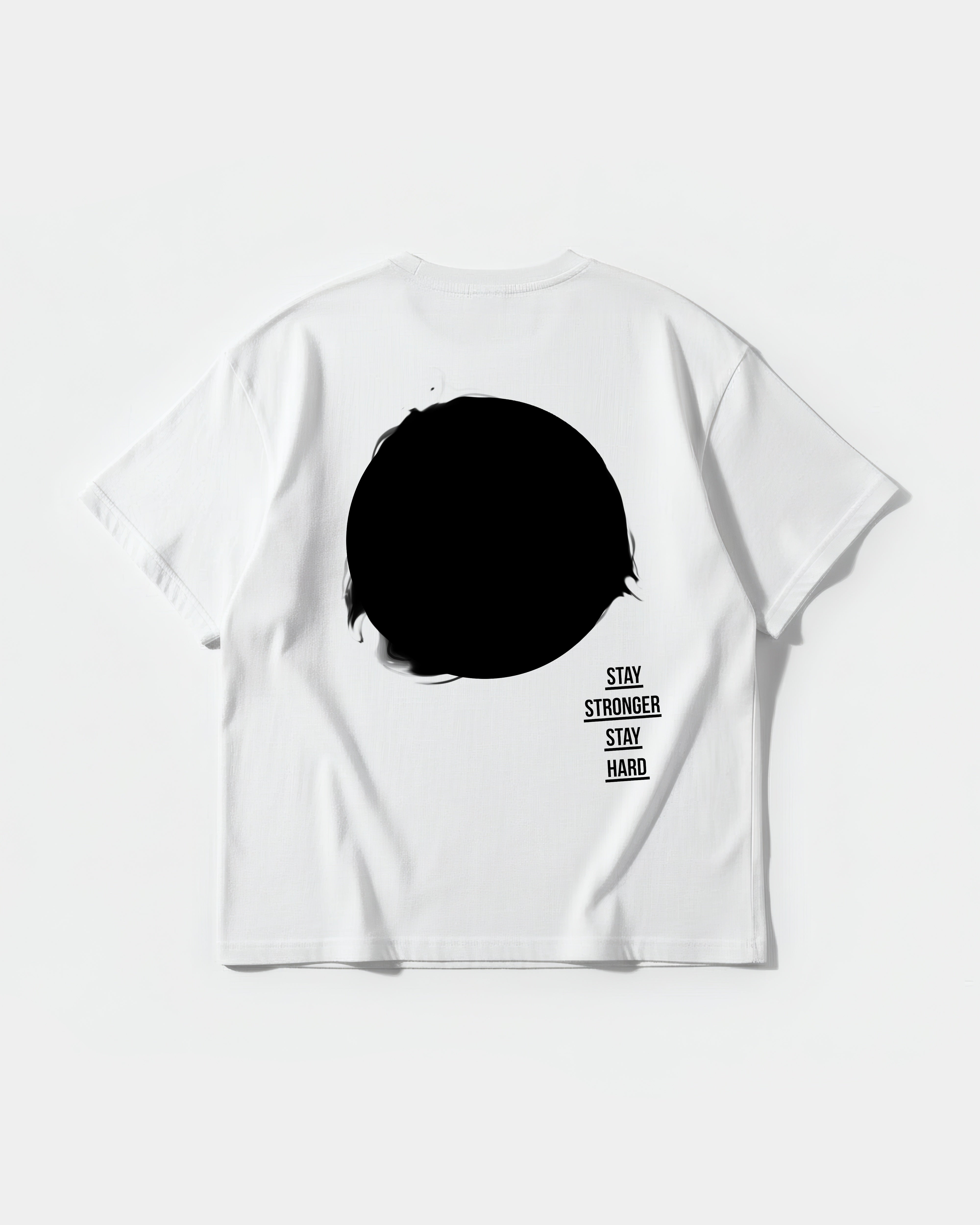 Stay Stronger Big Back Oversize Basic T-shirt