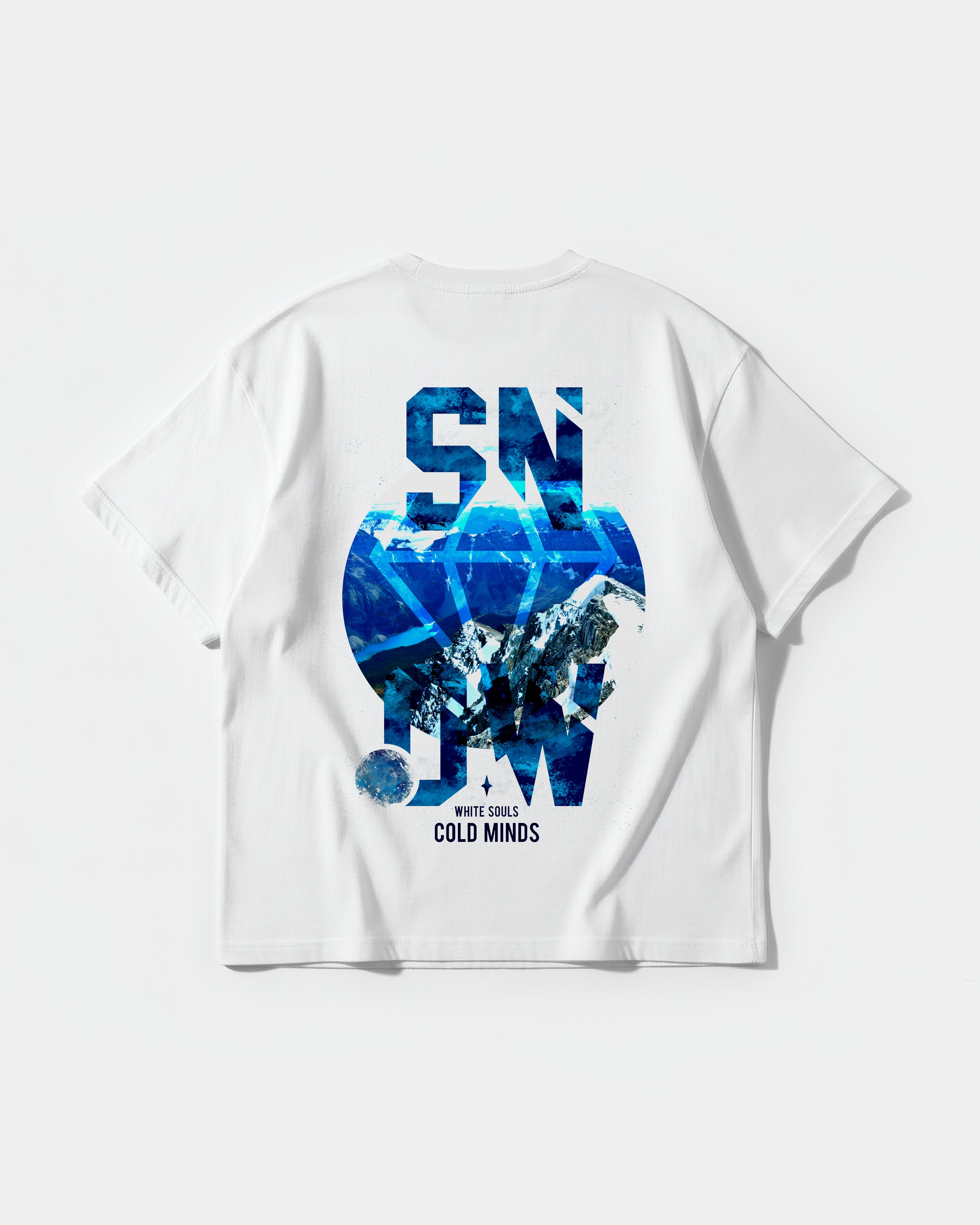 Cold Mind Big Back Oversize Basic T-shirt