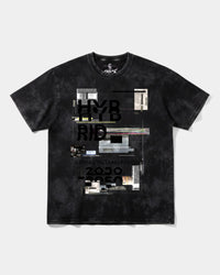 Camiseta Astral Big Front Oversize Acid Negro