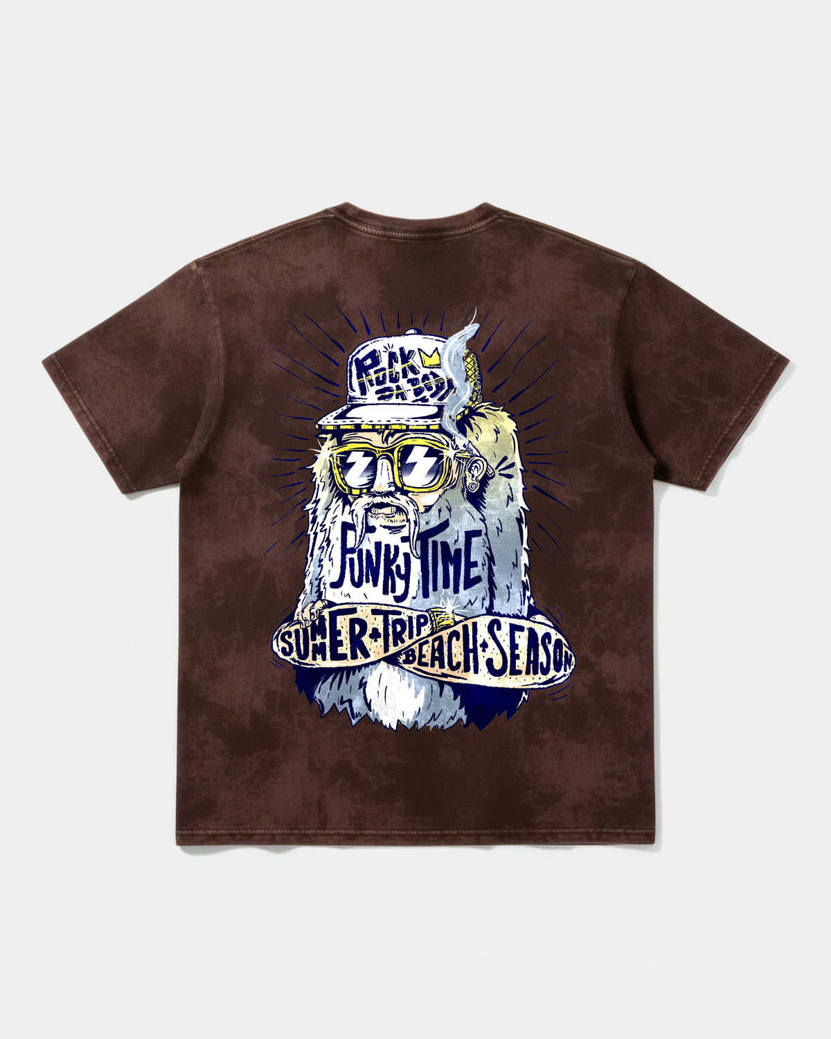 Camiseta Rock Da Body Pocket Espalda Oversize Acid