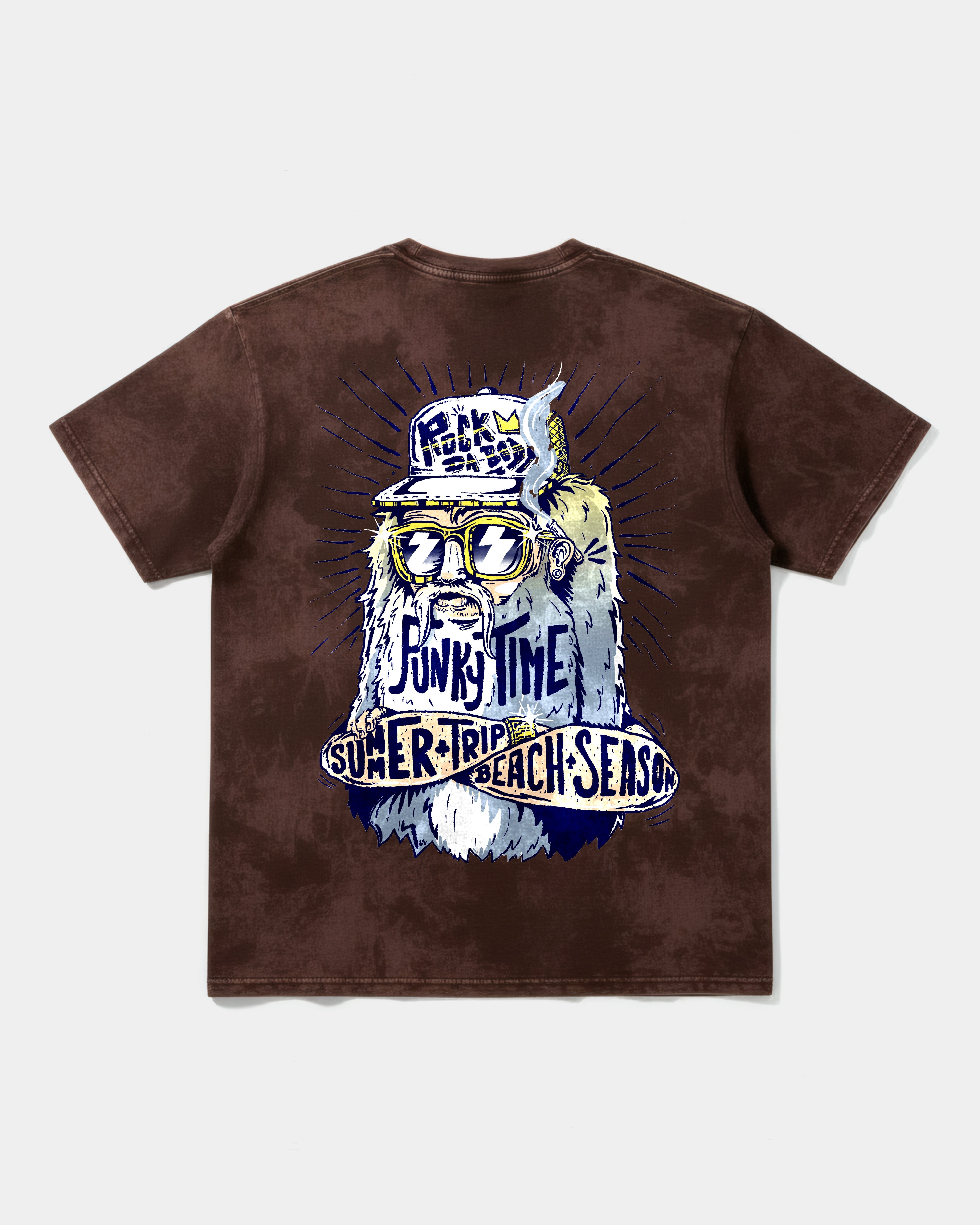 Rock Da Body Pocket Back Oversize Acid T-Shirt
