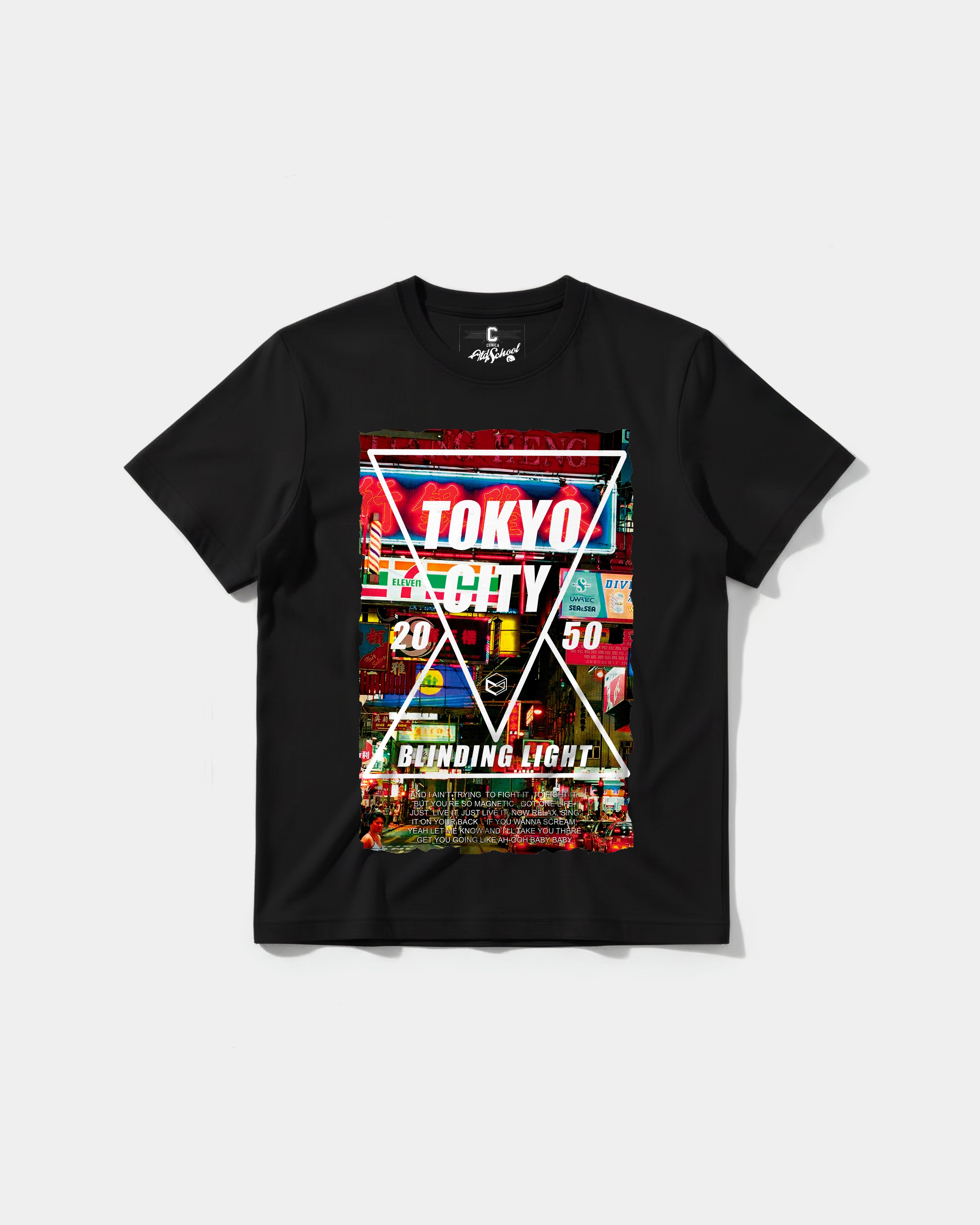 Tokyo 2050 Big Front Regular Basic T-shirt
