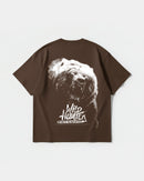 Camiseta Wild Hunter Pocket Front Oversize Basic Marron