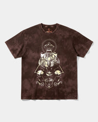 Camiseta Forceful Big Front Oversize Acid Marron