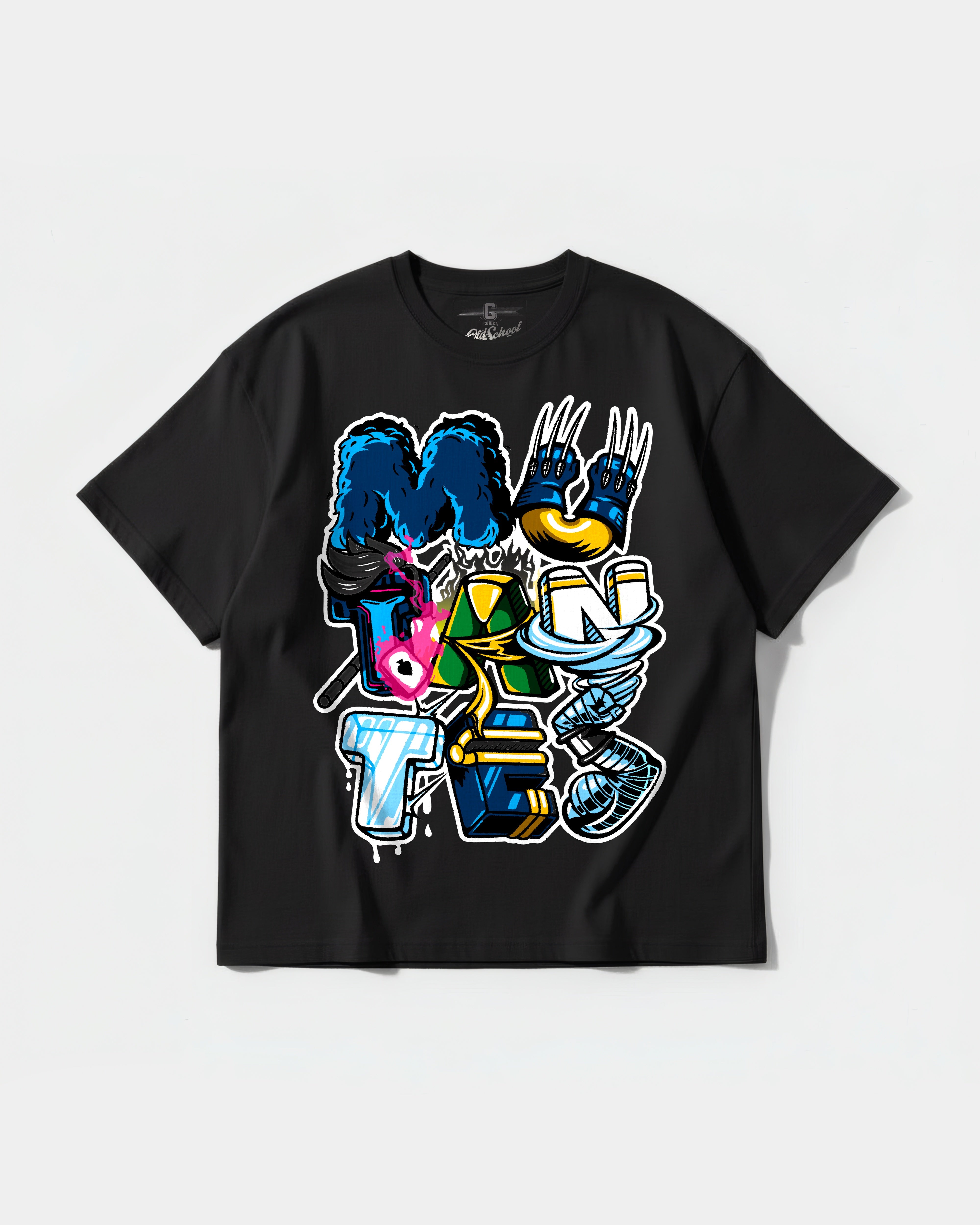 Mutants Big Front Oversize Basic T-shirt