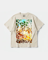 Camiseta Crystal Beach Big Front Oversize Basic Beige