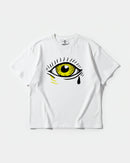 Camiseta Ojo Big Front Oversize Basic Blanco