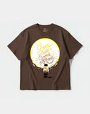 Camiseta Cheers Good Music Big Front Oversize Basic Marron