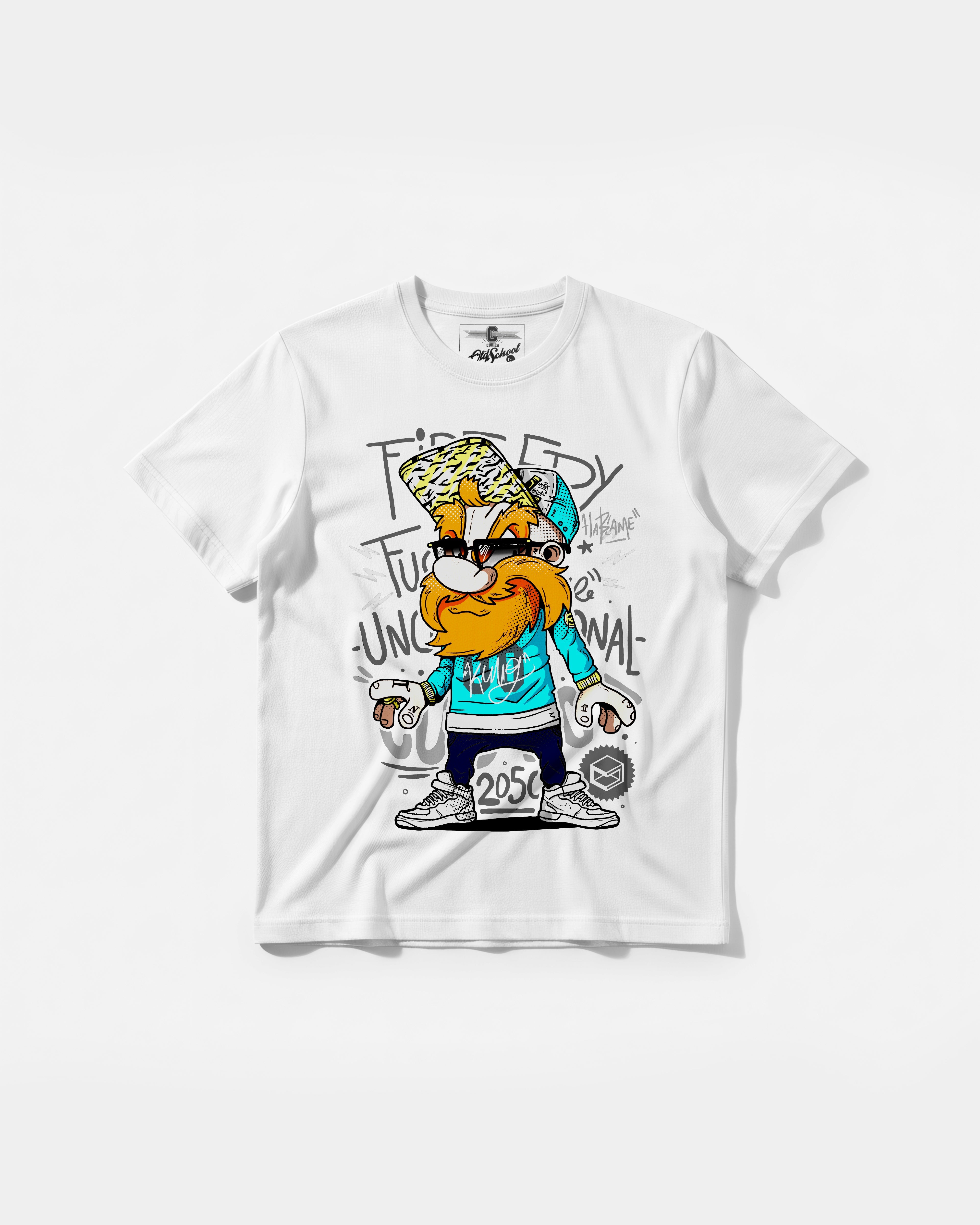 Uncle Sam Big Front Regular Basic T-shirt