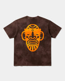 Camiseta Icono Africano Big Back Oversize Acid Marron
