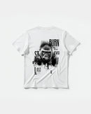 Camiseta Burn Big Back Regular Basic Blanco