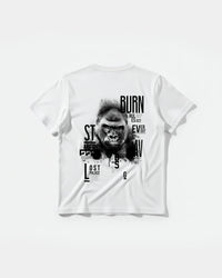Camiseta Burn Big Back Regular Basic Blanco