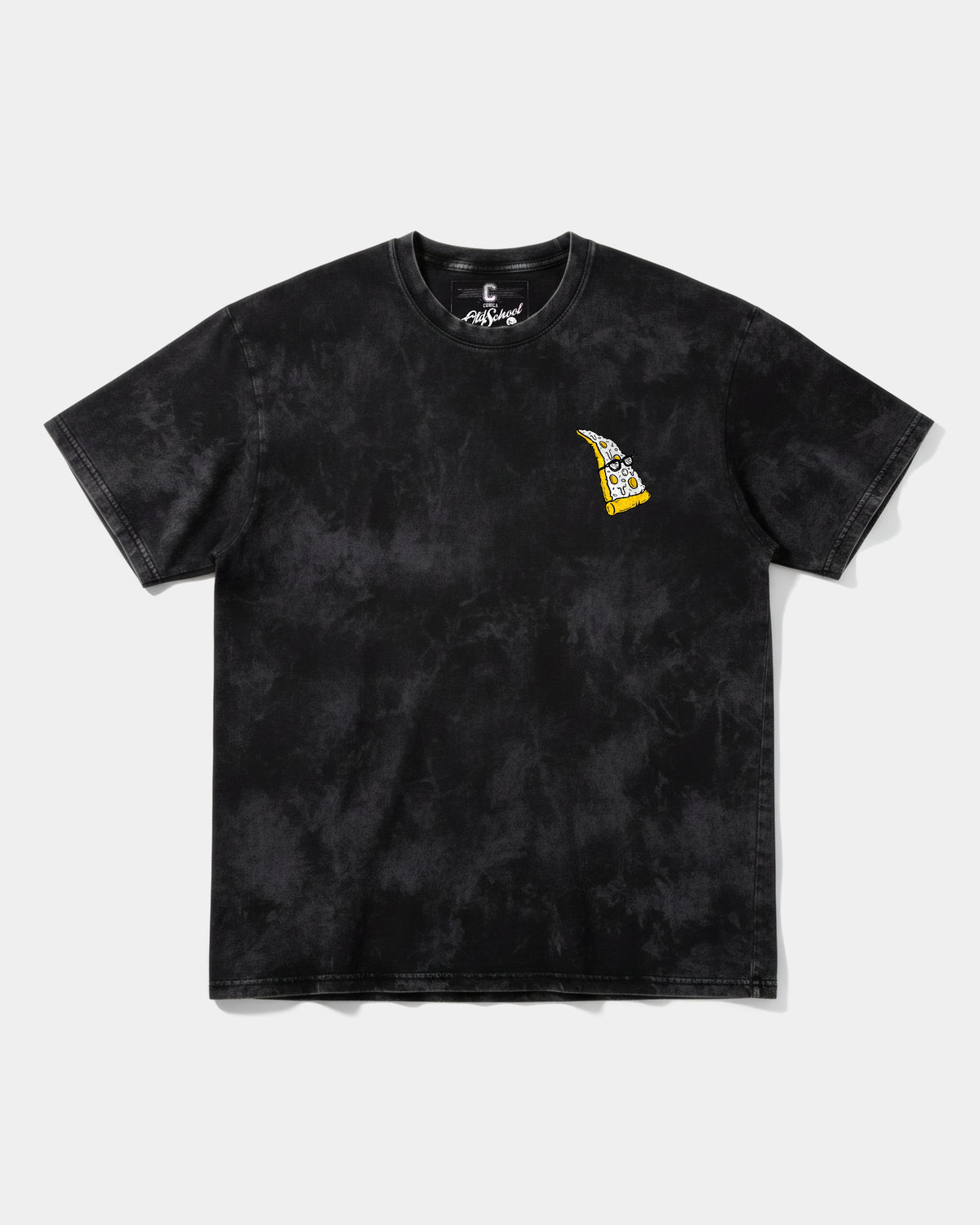 Camiseta Pizza Geek Pocket Front Oversize Acid
