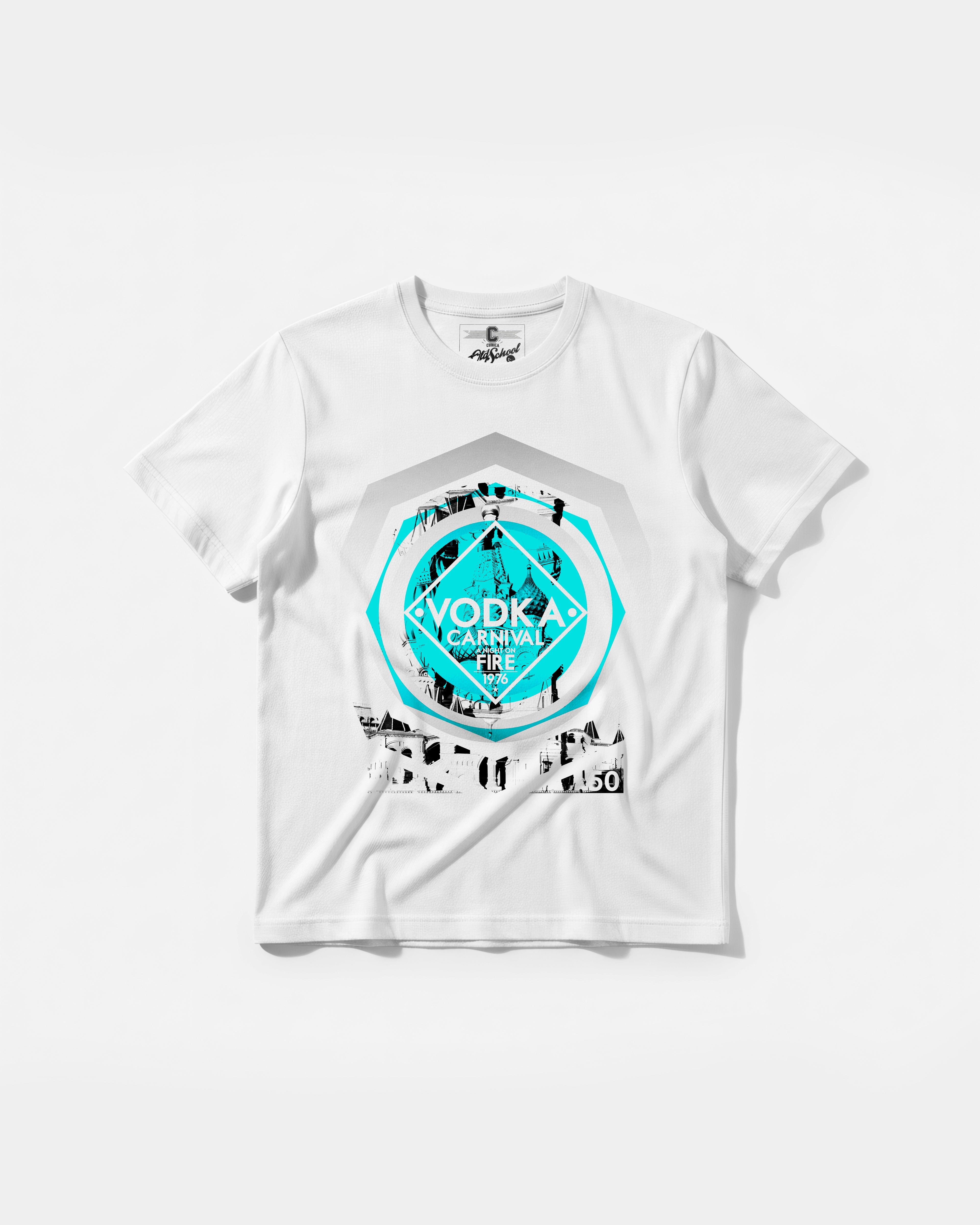 Vodka Big Front Regular Basic T-shirt