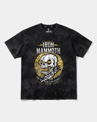 Camiseta Iron Mammoth Big Front Oversize Acid Negro