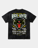 Camiseta Rock And Lover Big Back Oversize Acid Negro
