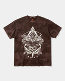 Camiseta Fire Wings Big Front Oversize Acid Marron