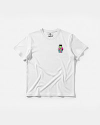 Camiseta Alien In Miami Pocket Front Regular Basic Blanco