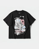 Camiseta Daydreamer Big Front Oversize Basic Negro