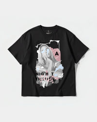 Camiseta Daydreamer Big Front Oversize Basic Negro
