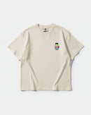 Camiseta Alien In Miami Pocket Front Oversize Basic Beige