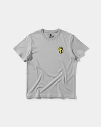 Camiseta Money Money Pocket Front Regular Basic Gris