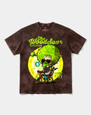 Camiseta The Woodsons White Big Front Oversize Acid Marron