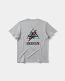 Camiseta Cubica Energia Big Back Regular Basic Gris