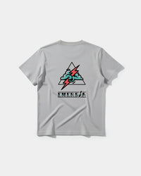 Camiseta Cubica Energia Big Back Regular Basic Gris