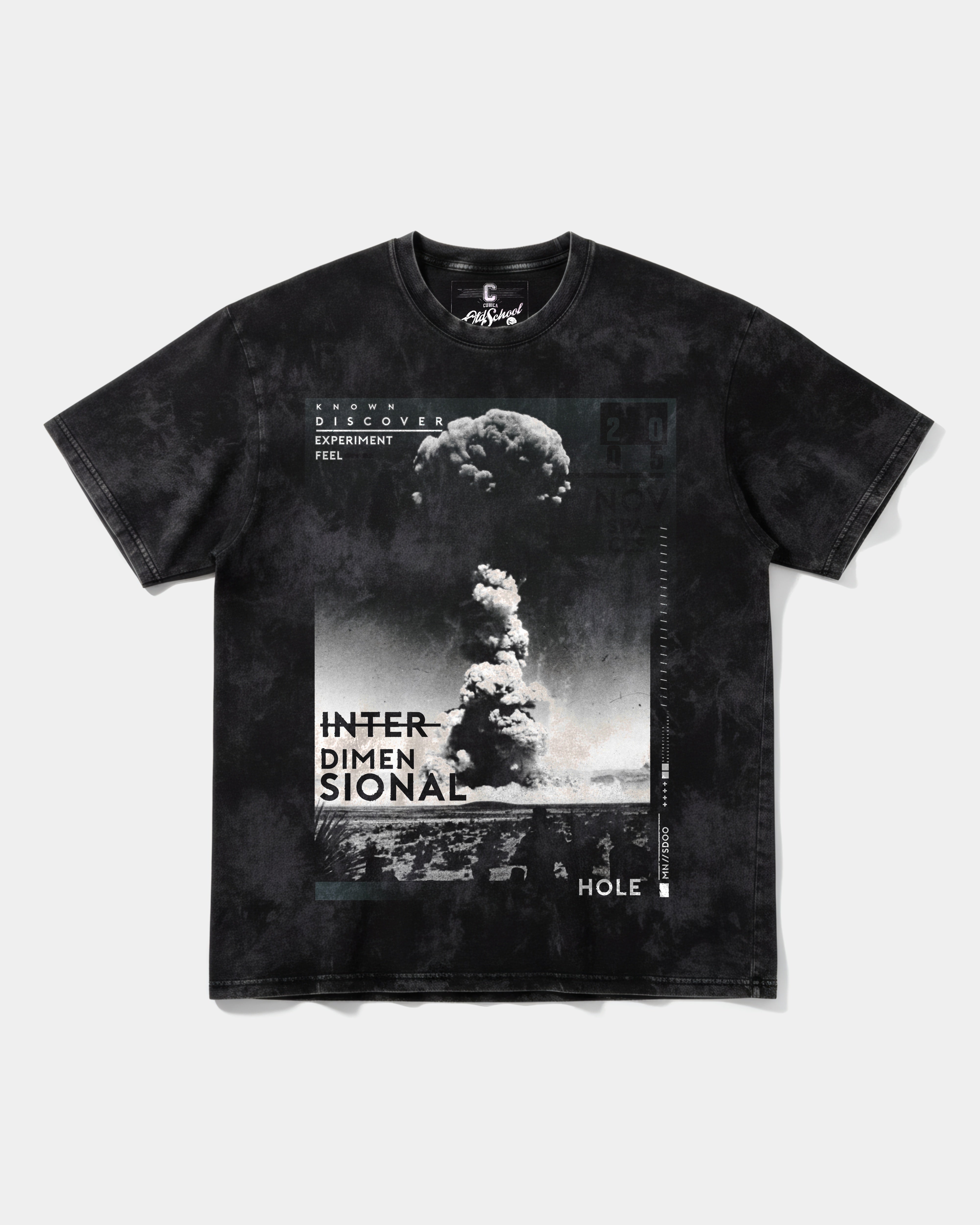 Interdimensional Big Front Oversize Acid T-Shirt