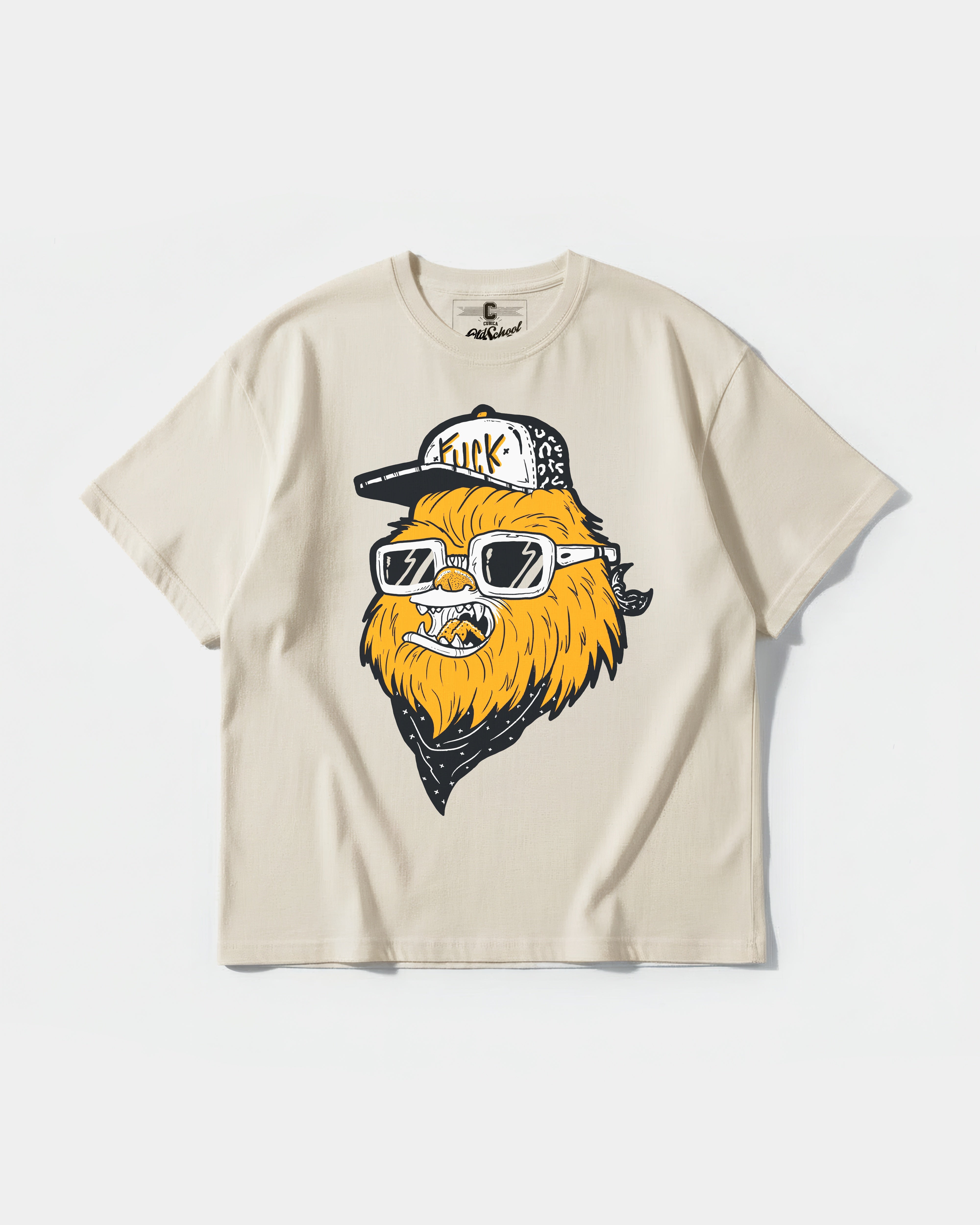 Chewie Hippie Big Front Oversize Basic T-shirt