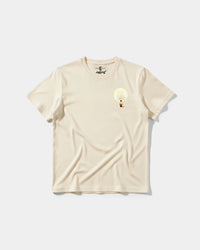 Camiseta Cheers Good Music Pocket Front Regular Basic Beige