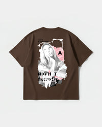 Camiseta Daydreamer Big Back Oversize Basic Marron