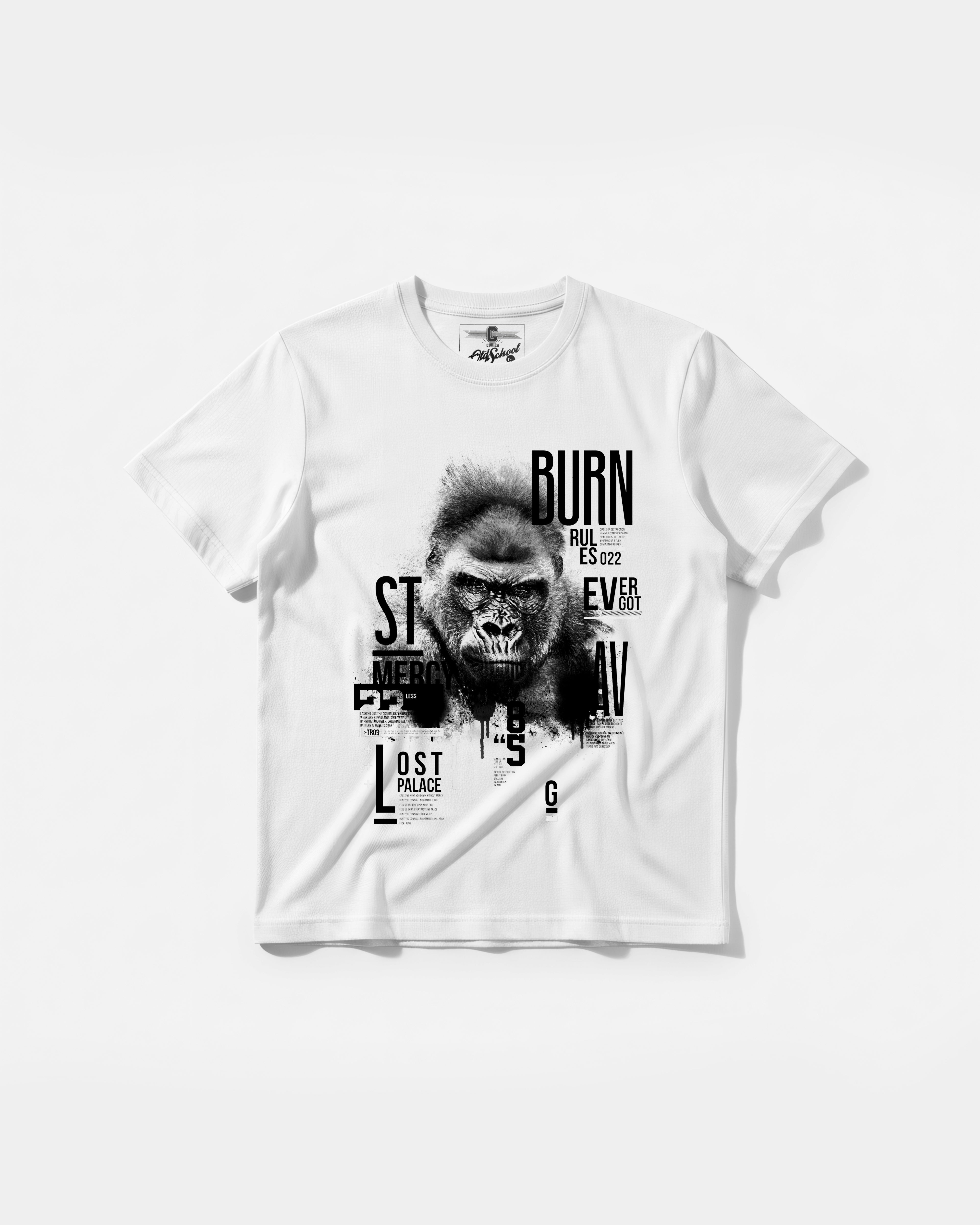 Burn Big Front Regular Basic T-shirt