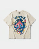 Camiseta China Hannya Big Front Oversize Basic Beige