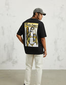 Modelo mide 1,82m y usa talla L