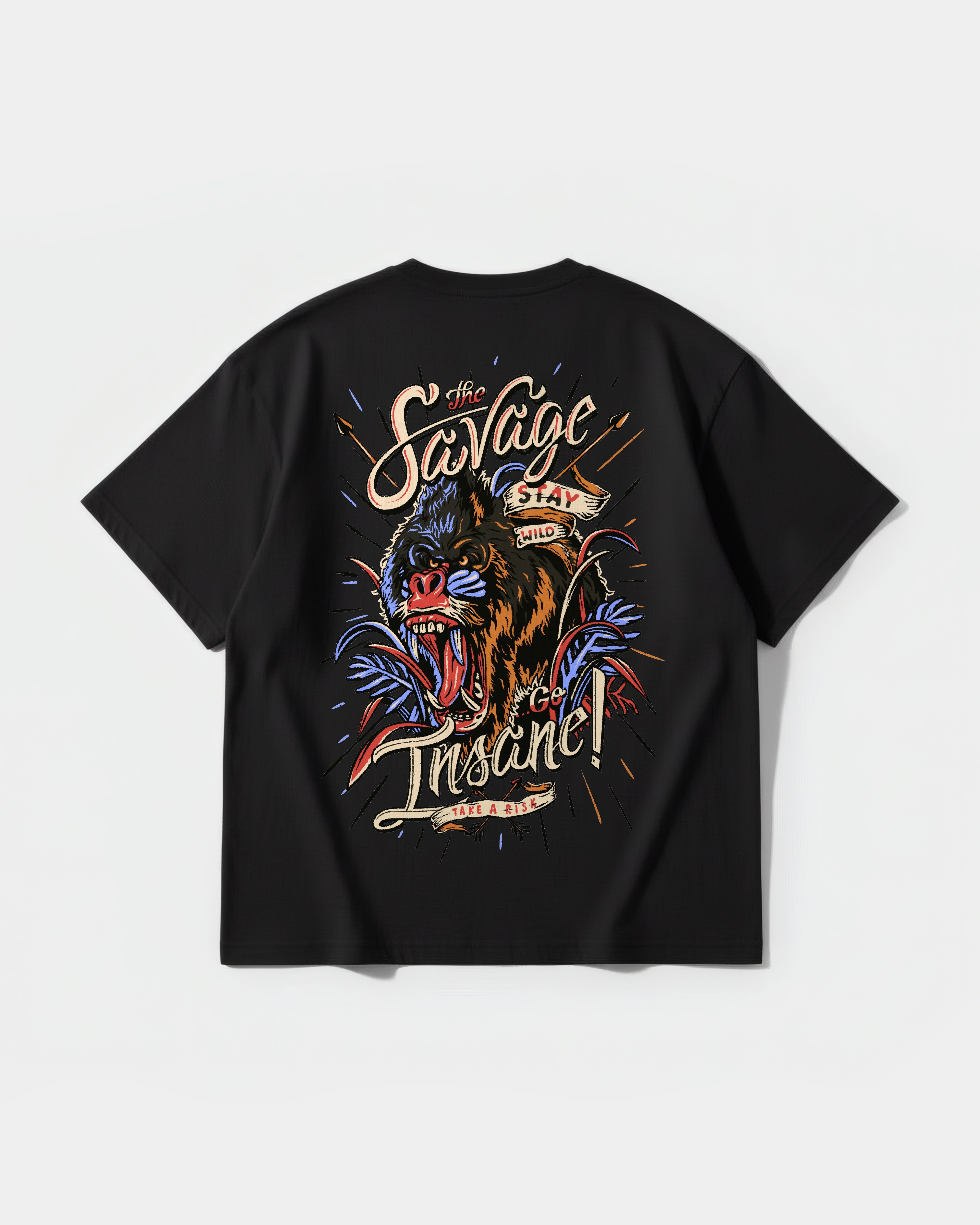 The Savage Big Back Oversize Basic T-shirt