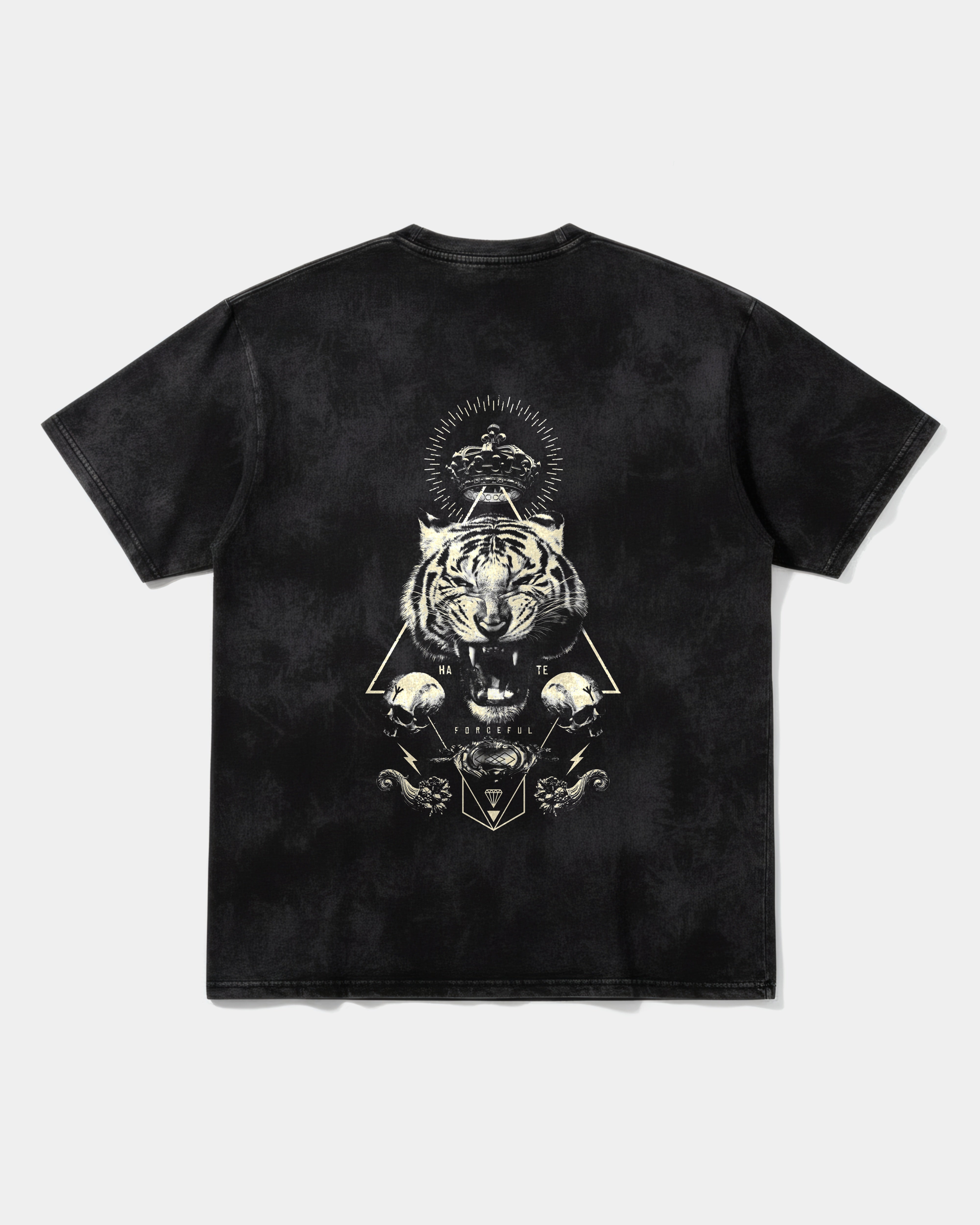 Forceful Big Back Oversize Acid T-Shirt