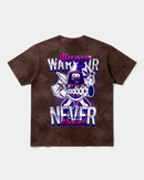 Camiseta Warrior Big Back Oversize Acid Marron