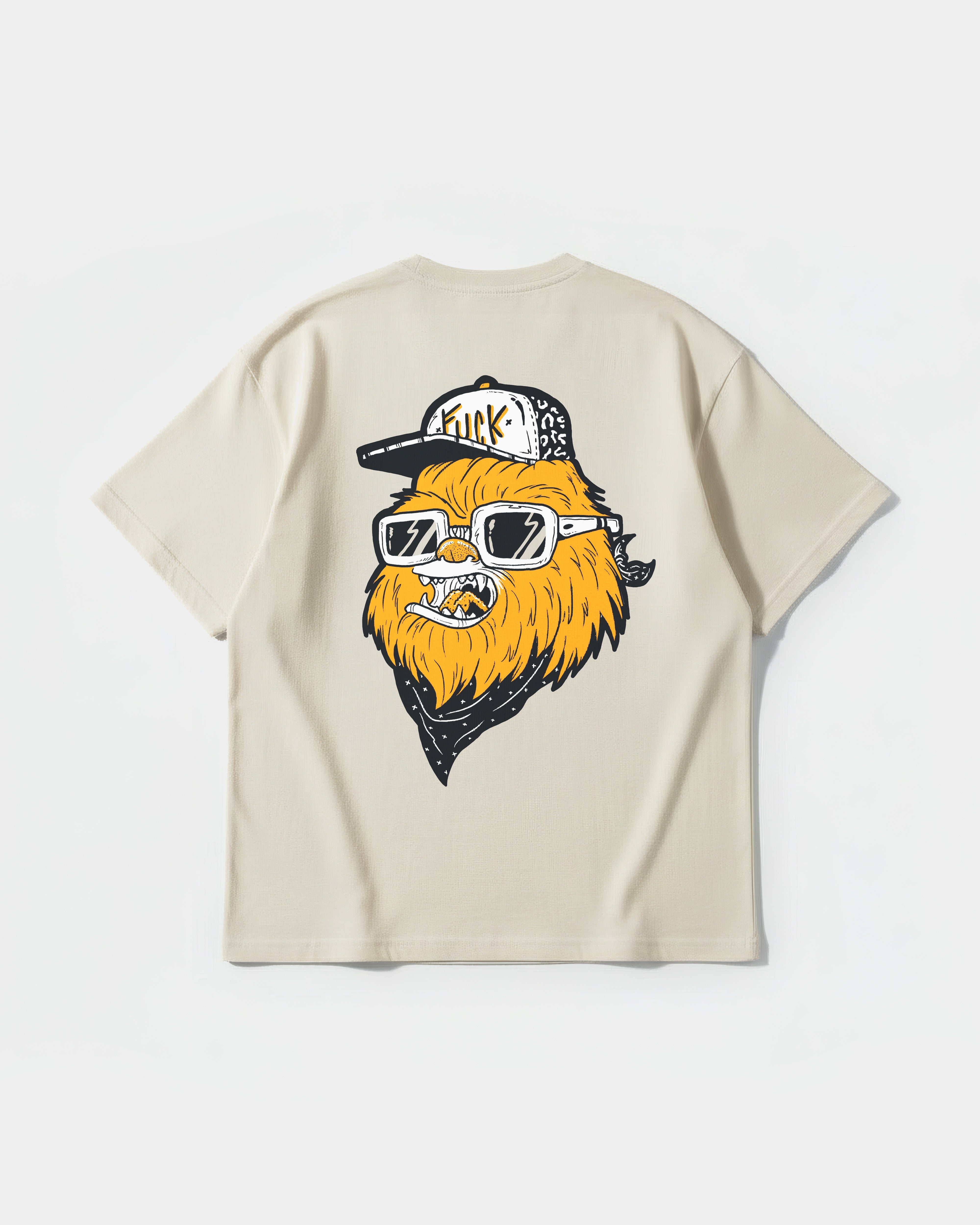 Chewie Hippie Big Back Oversize Basic T-shirt