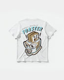 Camiseta Delicious Toaster Big Back Regular Basic Blanco