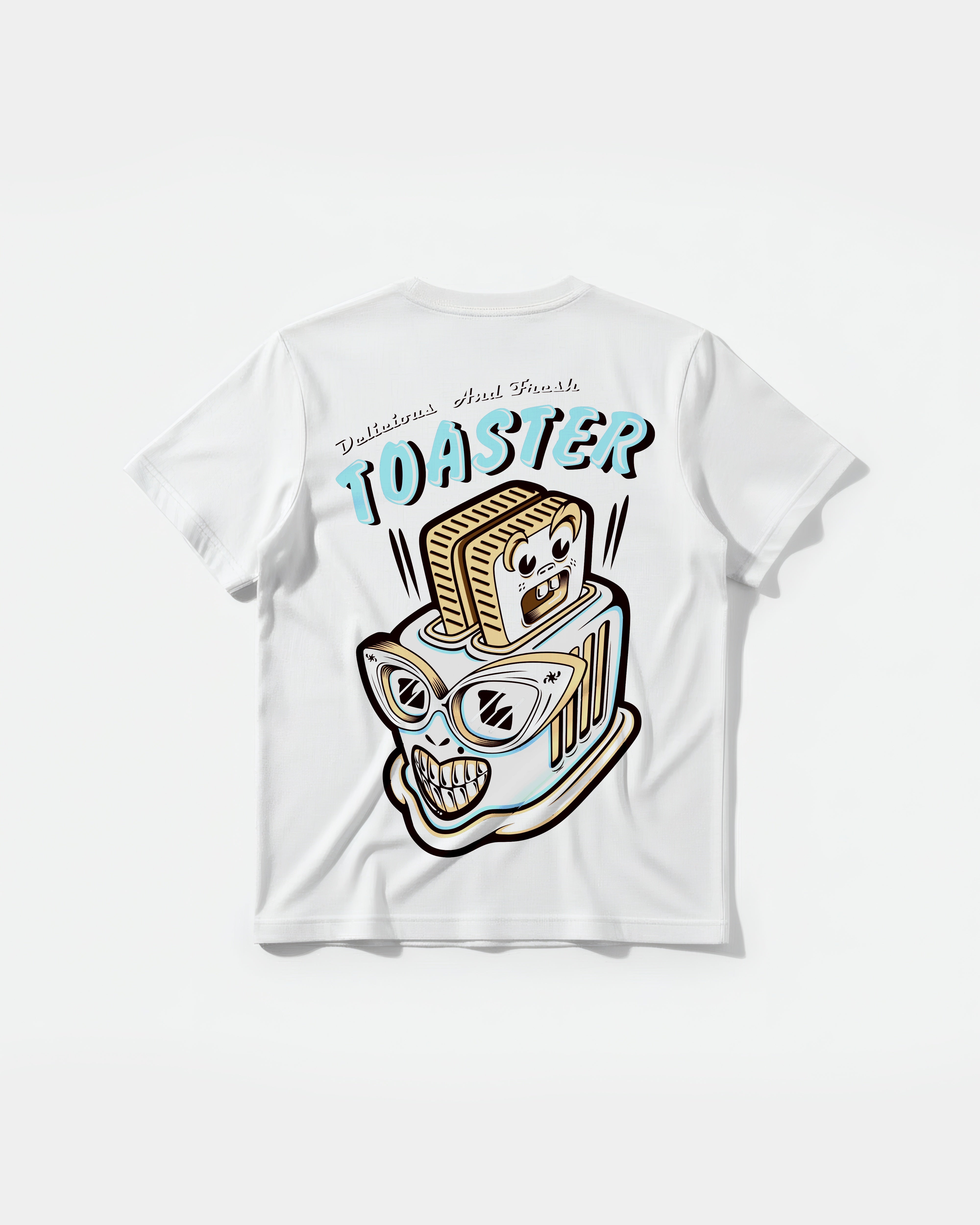 Delicious Toaster Big Back Regular Basic T-shirt