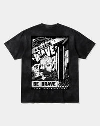 Camiseta Hero Of The Wave Big Back Oversize Acid Negro