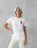 Modelo mide 1,64m y usa talla S