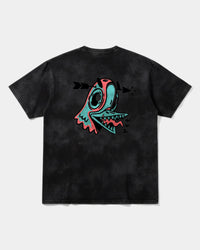 Camiseta Crazy Paloma Big Back Oversize Acid Negro