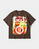 Camiseta The Perfect Angle Big Front Oversize Basic Marron