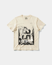 Camiseta 35 Big Front Regular Basic Beige