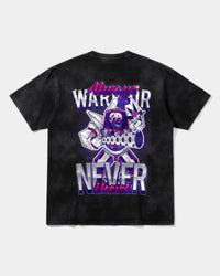 Camiseta Warrior Big Back Oversize Acid Negro