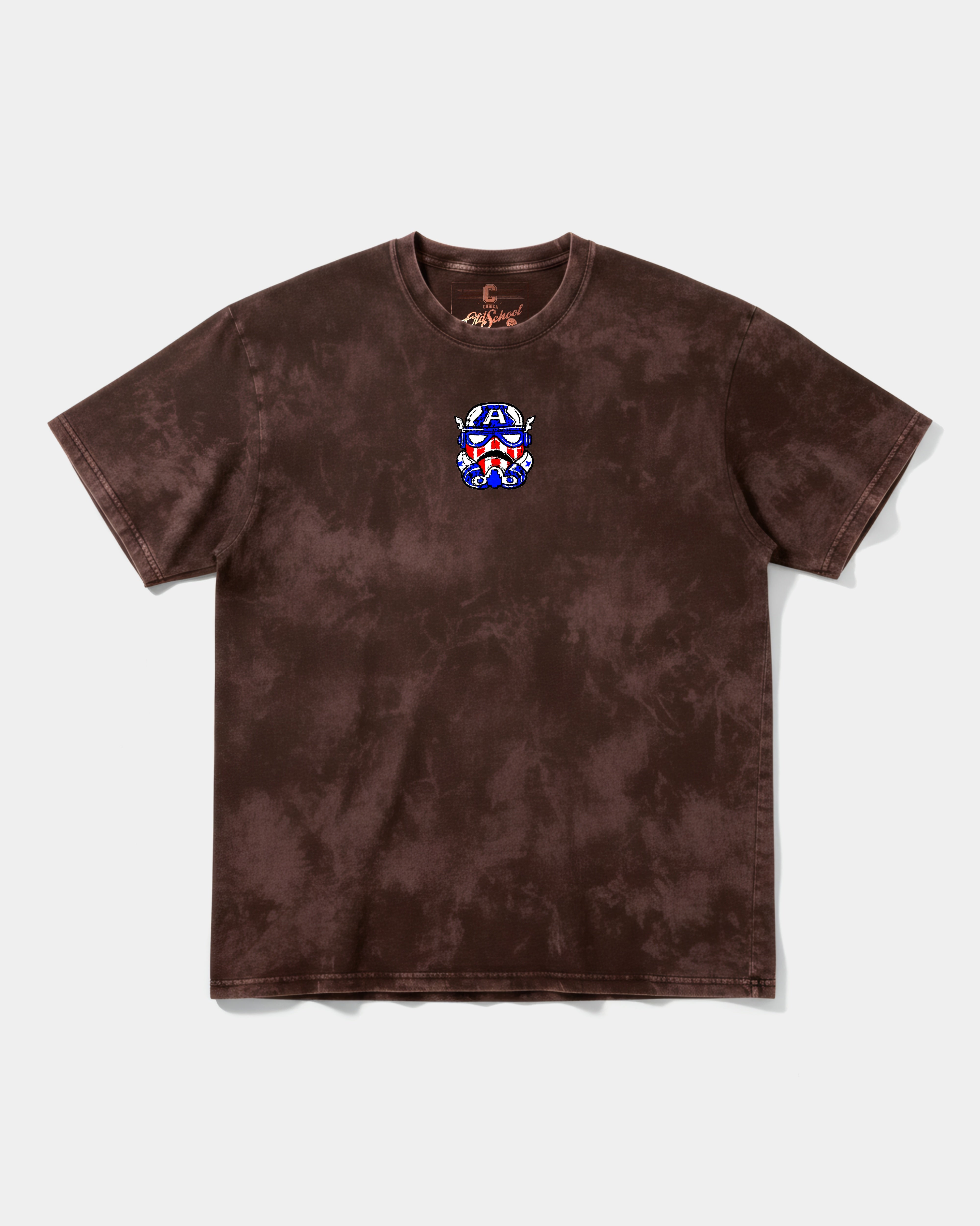 Camiseta Stormtrooper America White Front Oversize Acid Marron