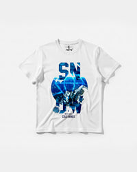 Camiseta Cold Mind Big Front Regular Basic Blanco